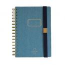 SPICE TOOLS デニムリングノート ブルー A5 5mm方眼 2個セット 文具