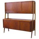 cabinet キャビネット 北欧 アンティーク調 ヴィンテージ 木製 ブラウン 高さ170