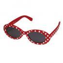 SPICE UVカットキッズファッショングラス ドットレッド インファント(0～3才) 2個セット