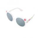 SPICE UVカットキッズファッショングラス キャットフラワー ホワイト 2個セット 幅12