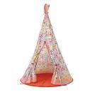 SPICE キッズテント フラワー かわいい おしゃれ アウトドア用品 花柄 ピンク 高さ170