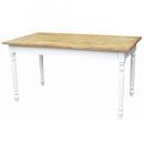 真っ白なフレンチ家具 木製レクトテーブル シャビー アンティーク風 机 木製