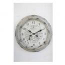 スロットル ウォールクロック シャビー 壁掛け 時計 電池 おしゃれ アンティーク調