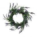 SPICE フェイクグリーンリース ラベンダー Lサイズ フェイクプランツ 直径20