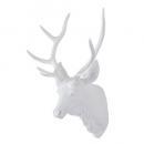 SPICE SHABBYCHIC アニマルウォールデコオブジェ シカ ホワイト 長さ47