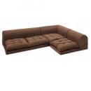 フロアコーナーソファ【moffy】モフィ(A〜Dタイプ)　3人掛け