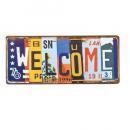 SPICE GARE ティンプレート WELCOME A 2個セット カジュアル 幅30.5