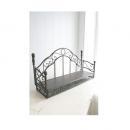 エボニー テーブルシェルフ シャビー 棚 ディスプレイ シンプル アイアン 整理 使いやすい