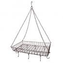 ヴィスハンギングフックL-IR ハンガー アンティーク アイアン ブラウン バスケット 高さ750