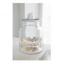 ショコラ ガラスキャニスター ガラス ポット お菓子 小物入 保存容器 瓶 おしゃれ チョコレート