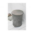 シャビーブリキ ダストボックス アンティーク調 小物入れ 収納 ディスプレイ 置物 ごみ箱