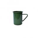 アンプリュスディープマグDG ホーロー グリーン 4個セット 北欧 シンプル ナチュラル 高さ100