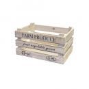 ジェントルレクトボックスD 木箱 アンティーク ガーデン SML3個セット 幅190~280