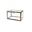 ブラスガラスボックスE ガラス雑貨 植物 ディスプレイ おしゃれ テラリウム ケース 幅160