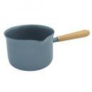 アンプリュスグレイビーメーカー ソースパン ホウロウ鍋 北欧 グレー おしゃれ 可愛い キッチン