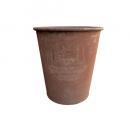 R.T.ポットカバーL-RU アンティーク調 プランター 鉢 2個セット ブリキ 直径280