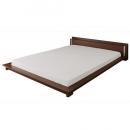 モダンライト付きフロアベッド【Yuragi】ゆらぎ　【ボンネルコイルマットレス付き】