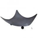 フェールサークルプレートL アイアン 皿 かわいい アンティークブラック おしゃれ シンプル