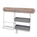 ジ-ニアルセクションラックB ウォールシェルフ かっこいい インダストリアル 棚 シンプル 幅730