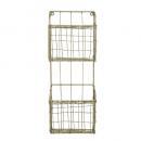 ヴィスレターラックGD アイアン ウォールシェルフ ディスプレイ 手紙入れ 壁掛け 収納 棚