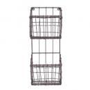 ヴィスレターラックIR アイアン ウォールシェルフ ディスプレイ 手紙入れ 壁掛け 収納 棚