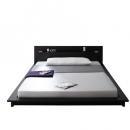 モダンライト・コンセント付きフロアベッド【Kaon】かおん【ポケットコイルマットレス付き】