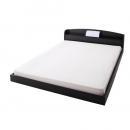 照明・コンセント付きフロアベッド【BRUTUS】ブルータス 【ボンネルコイルマットレス付き】