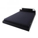 照明・コンセント付フロアベッド【Diner-long】ダイナー・ロング【ボンネルコイルマットレス付】