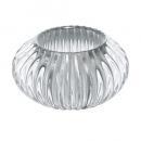 SPICE enrich ジャギッドボウルガラスキャンドルホルダー スモーク  2個セット 直径11