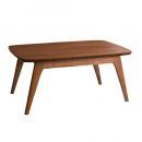 天然木ウォールナット 北欧デザインこたつテーブル 【Lumikki】ルミッキ