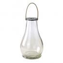 SPICE enrich ハンドルガラスベース スモーク おしゃれ 花瓶 シンプル きれい 高さ44