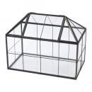 SPICE ガラステラリウム ワイドハウス クリア キャンドルホルダー おしゃれ 高さ18