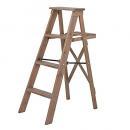 ディスプレイラック ナチュラル ウッド ミディアムブラウン 素朴 ラダー 梯子 おしゃれ 高さ109