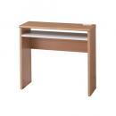 ココナ デスク ナチュラル 木製 ミディアムブラウン おしゃれ シンプル コンセント付き 高さ72