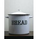 ブレッド缶26cm O/L ホーロー キッチン用品 食材保存 おしゃれ 白 ホワイト アンティーク調