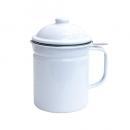 オイルポット 無地 ホーロー キッチン用品 ナチュラル おしゃれ シンプル カフェ風 油こし