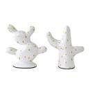 SPICE アートリングホルダー2個セット サボテン×2set 陶器 ディスプレイ 高さ8.5