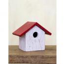 バードハウスボックス レッド 小物入れ 小箱 かわいい オブジェ ディスプレイ 木製 BOX