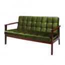 木肘レトロソファ【MORNEY】モーニー 2人掛け