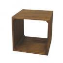 ウッドボックス アンティーク調雑貨 ブラウン シャビー 収納ケース 木製 ラック 高さ40