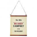 タペストリー ヴィンテージ調 アイボリー おしゃれ 個性的 インパクト 壁かけ ウォール 高さ37