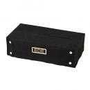 ティッシュペーパーボックス ティッシュケース カジュアル おしゃれ インテリア ブラック 幅25