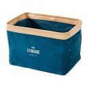 インナーボックス カラーボックス用 カジュアル おしゃれ ネイビー 撥水加工 整理 幅37