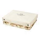 書類トレイ カジュアル おしゃれ ベージュ 収納ケース 整理 小物入れ ファブリック 幅30