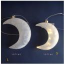 ガラスオーナメント S ライト おしゃれ 三日月 通販