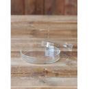 5インチシャーレ ガラス 皿 小物入れ ガラスケース おしゃれ 英字 透明