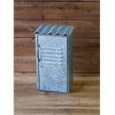 キーラック 収納ボックス メッキ 缶 ヴィンテージ調 おしゃれ 箱 ブルーシルバー 鍵入れ