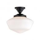 イーストカレッジシーリングランプ Lサイズ 電球なし ブラック×ホワイト おしゃれ 直径33