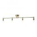 レイトン4シーリングランプ 電球なし ゴールド インダストリアル おしゃれ 天井照明 幅142.6