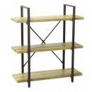 Brocante 3 layers shelf ナチュラル WOOD 棚 木製 アイアン 高さ101